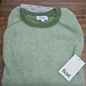 Feat Women's Iguana Crew Neck Sweatshirt - Xl New